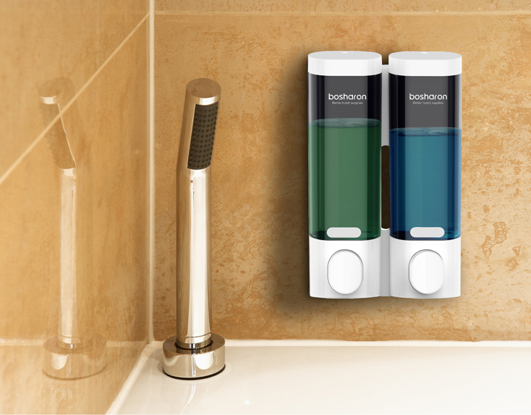 Hand Soap Dispenser Free Punch Shampoo Shower Gel Box Wall-mounted Hand Sanitizer Bottle Wall Hanging