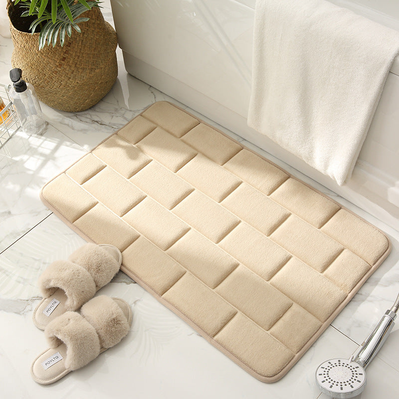 Water-Absorbent Quick-Drying Carpet Bathroom Non-Slip Mat