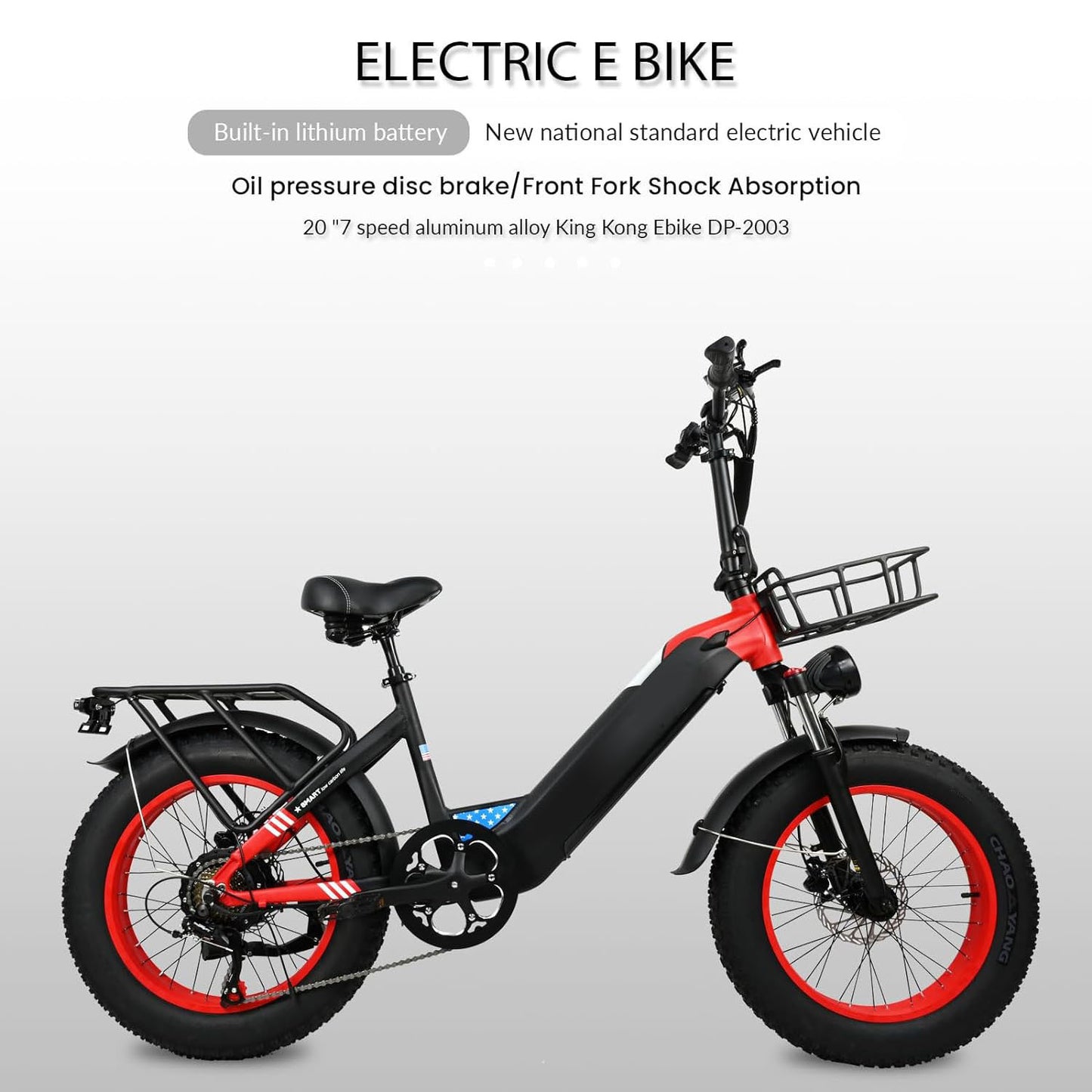 Electric Bike For Adults, Snowmobile 20 X 4 Inches Fat Tire Bike, 500W Motor Electric Bicycle, 25MPH Mountain E-Bike
