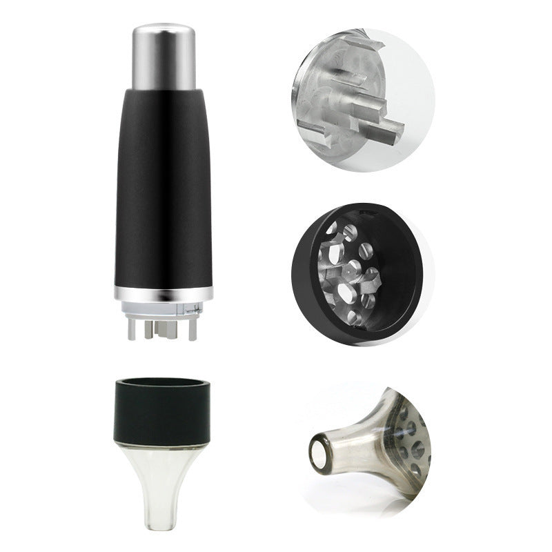 Manual Pressing Aluminum Alloy Cigarette Grinder Removable Cleaning Single Handed Grinder
