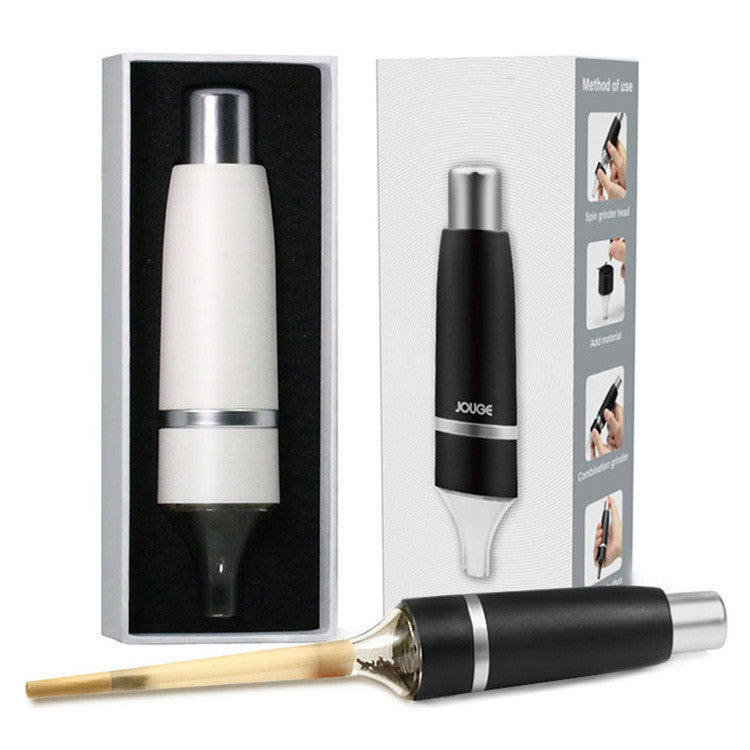 Manual Pressing Aluminum Alloy Cigarette Grinder Removable Cleaning Single Handed Grinder