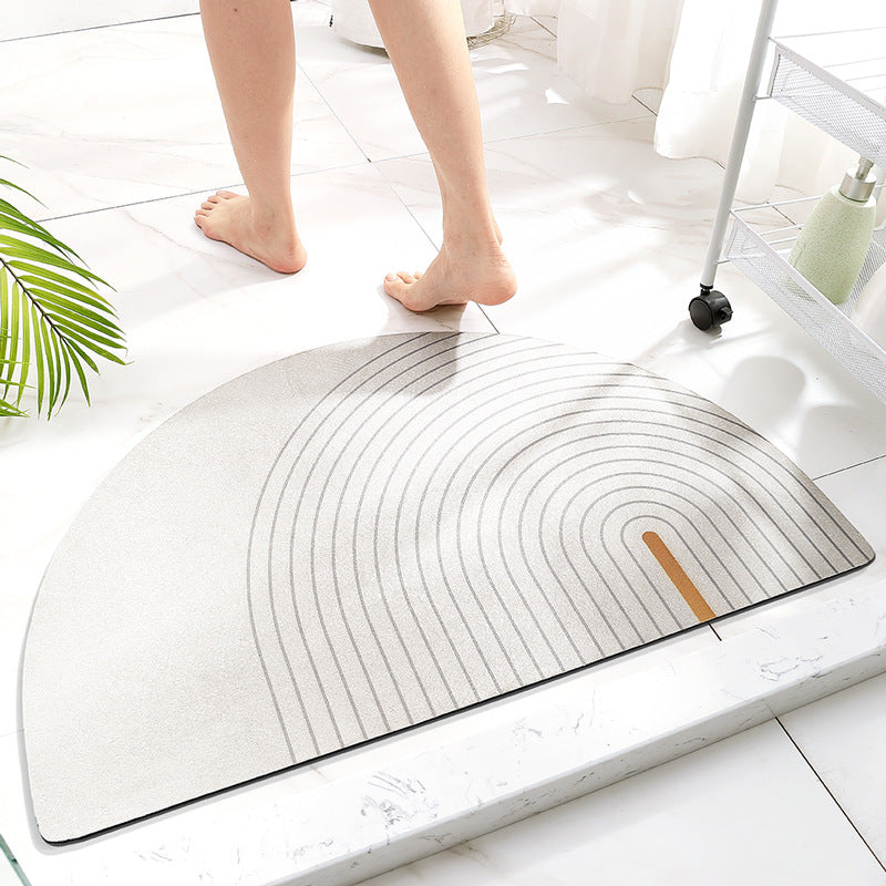 Modern Minimalist Water-absorbing Quick-drying Bathroom Non-slip Floor Mat