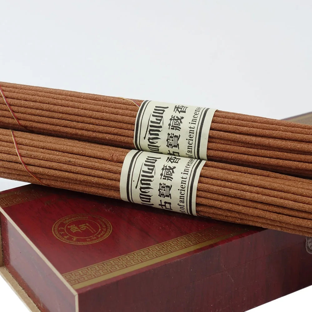 Traditional Handmade Tibetan Incense Sticks Aroma Spiritual Relaxation Buddha Meditating Fragrant Physiotherapy