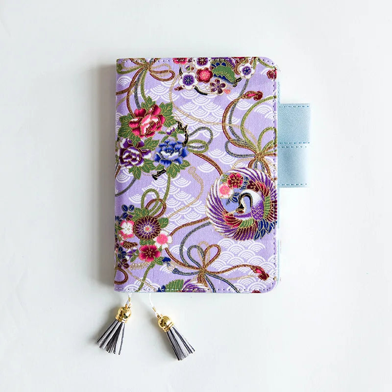 Peacock Hobonichis Cover for Standard A5 Diary Notebook Supplies Vintage Daily Weekly Planner Organizer Agenda 2021 Journal