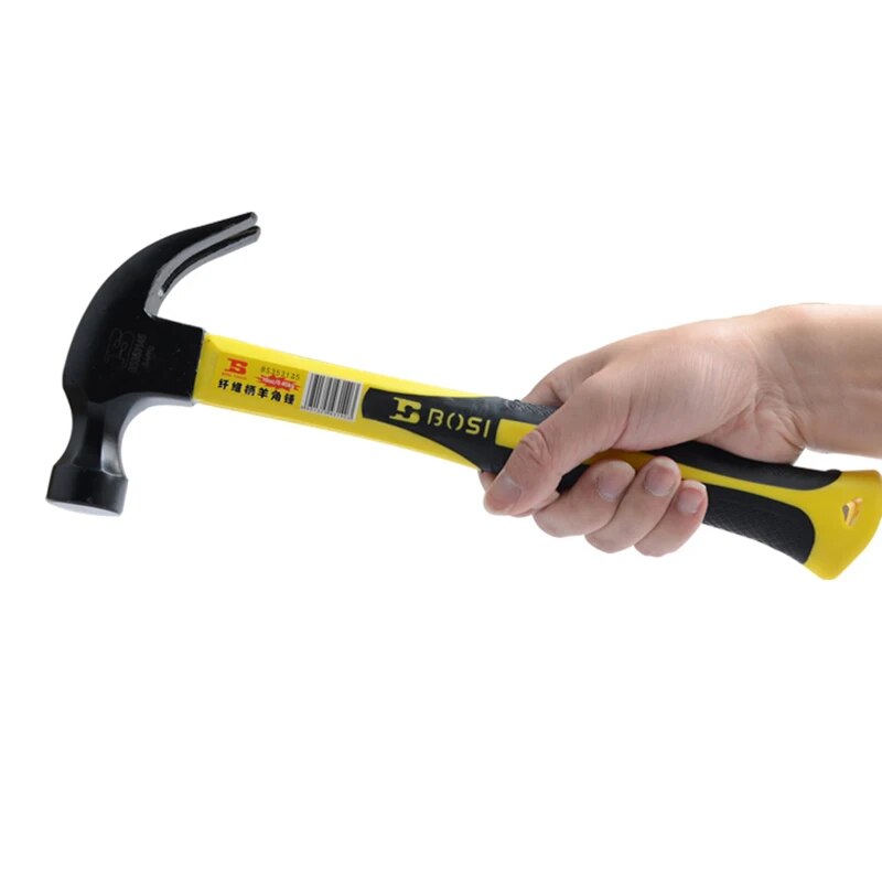BOSI 250g/8oz Claw Hammer Fiberglass Handle