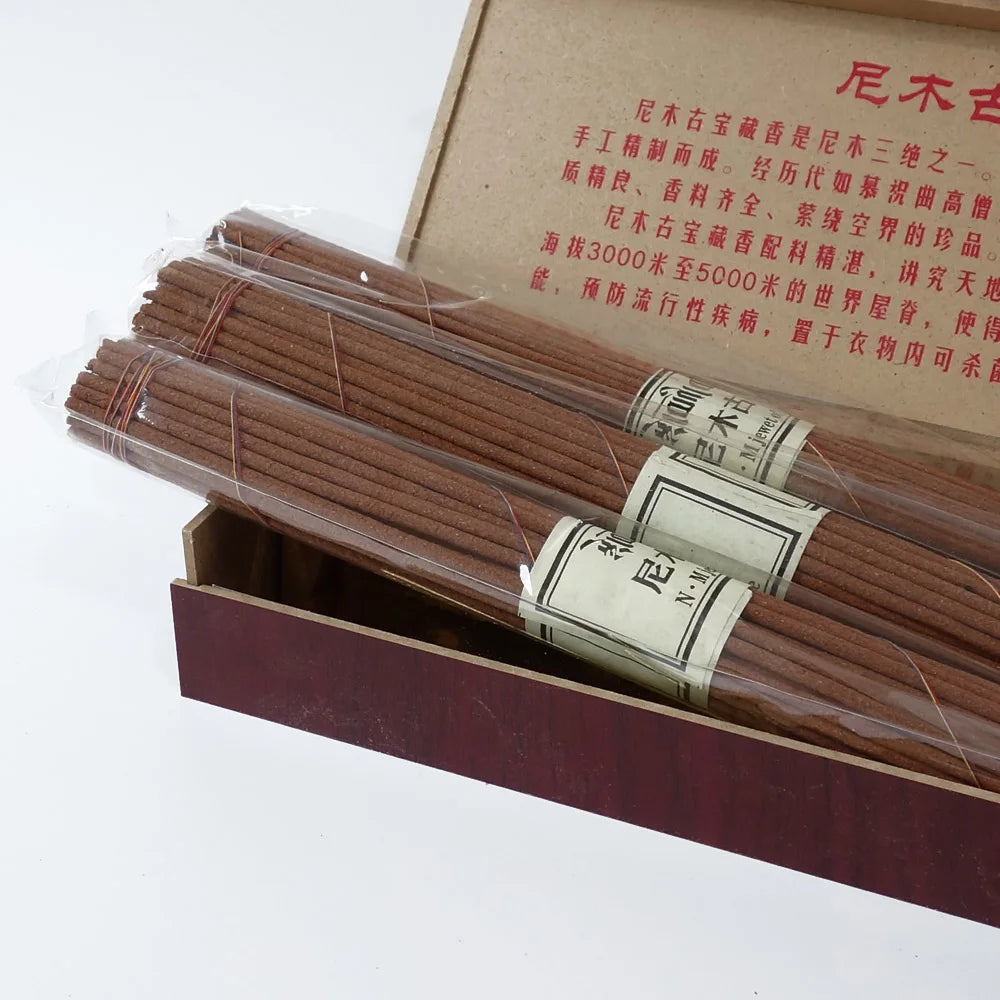 Traditional Handmade Tibetan Incense Sticks Aroma Spiritual Relaxation Buddha Meditating Fragrant Physiotherapy