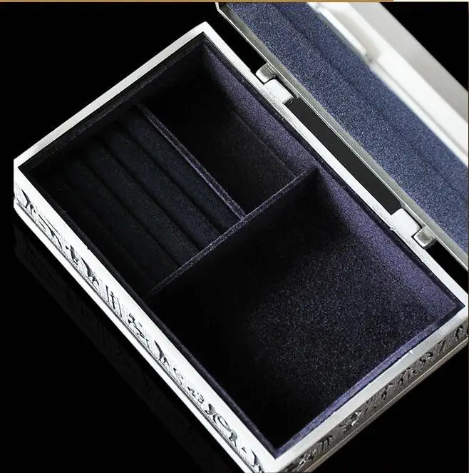 Egyptian Style Sall Size Alloy Metal Jewelry Storage Box Earring Storage Container Tin Box For Girl's Gift Z037