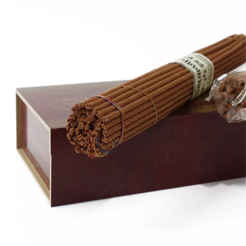 Traditional Handmade Tibetan Incense Sticks Aroma Spiritual Relaxation Buddha Meditating Fragrant Physiotherapy