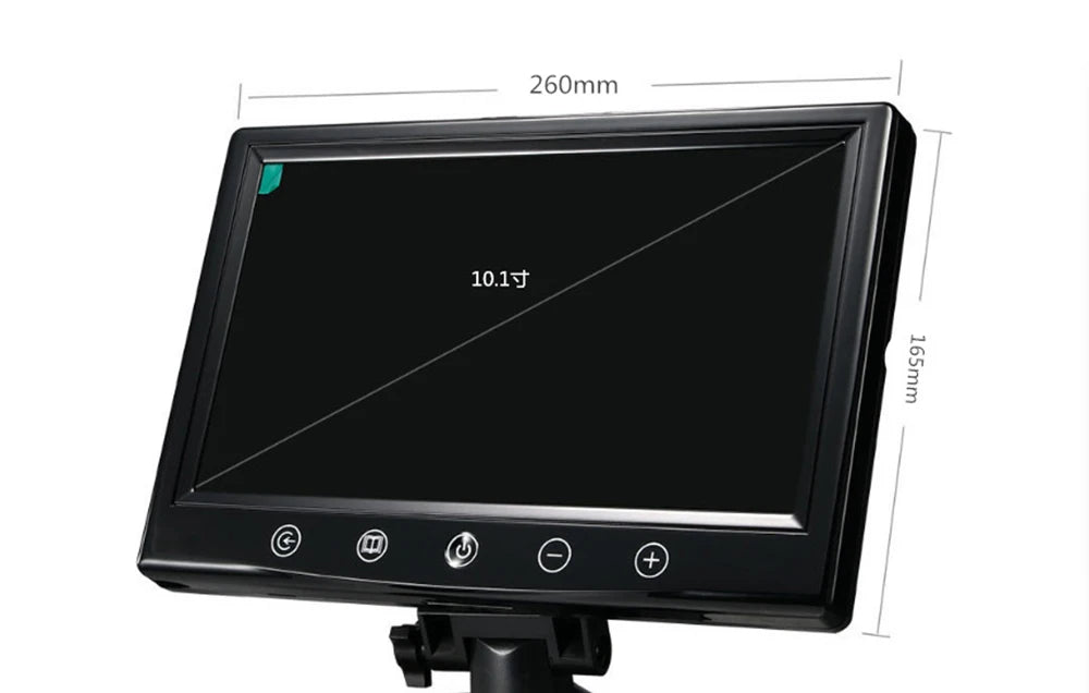 10.1 inch Car Display AV Car Monitor Portable Display support PAL / NTSC Video Input 16:9 Car TV