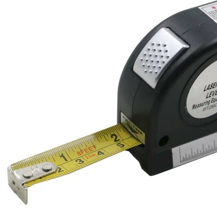 4 in 1 Accurate Multipurpose Laser Level Lever with Tripod Cross Projects Horizontal Vertical Laser Light Beam Measure Tape