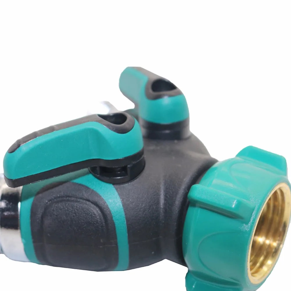 3/4 inch Hose Connector Garden Hose Splitter 2 Way Garden Water Connectors For Lawn, Garden Irrigation