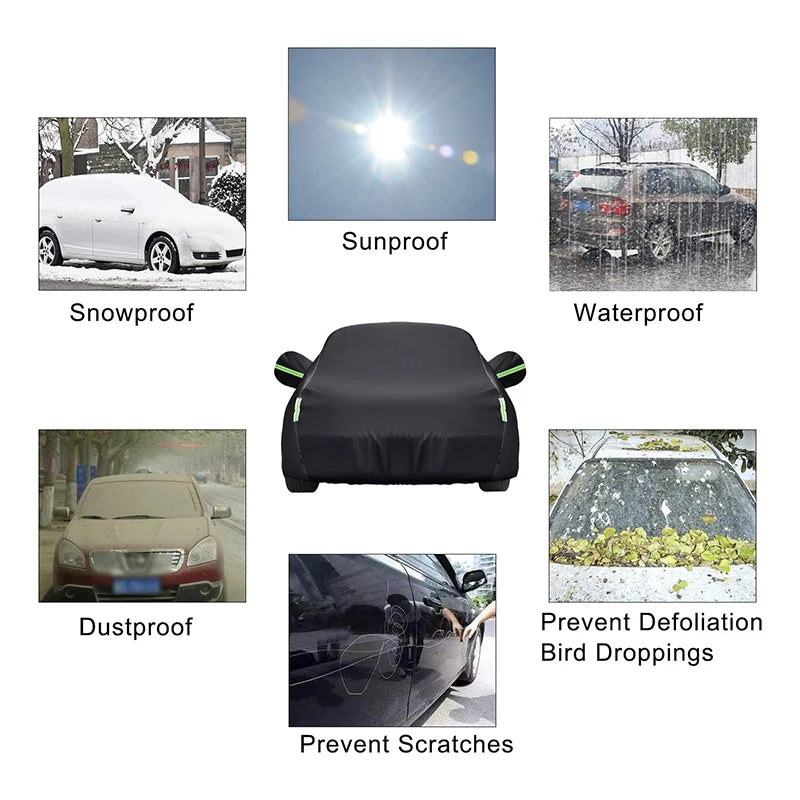 Kayme Car Covers Outdoor Sun Protection for audi A3 A4 A5 A6 B6 B7 B8 C5 C6 Q3 Q5