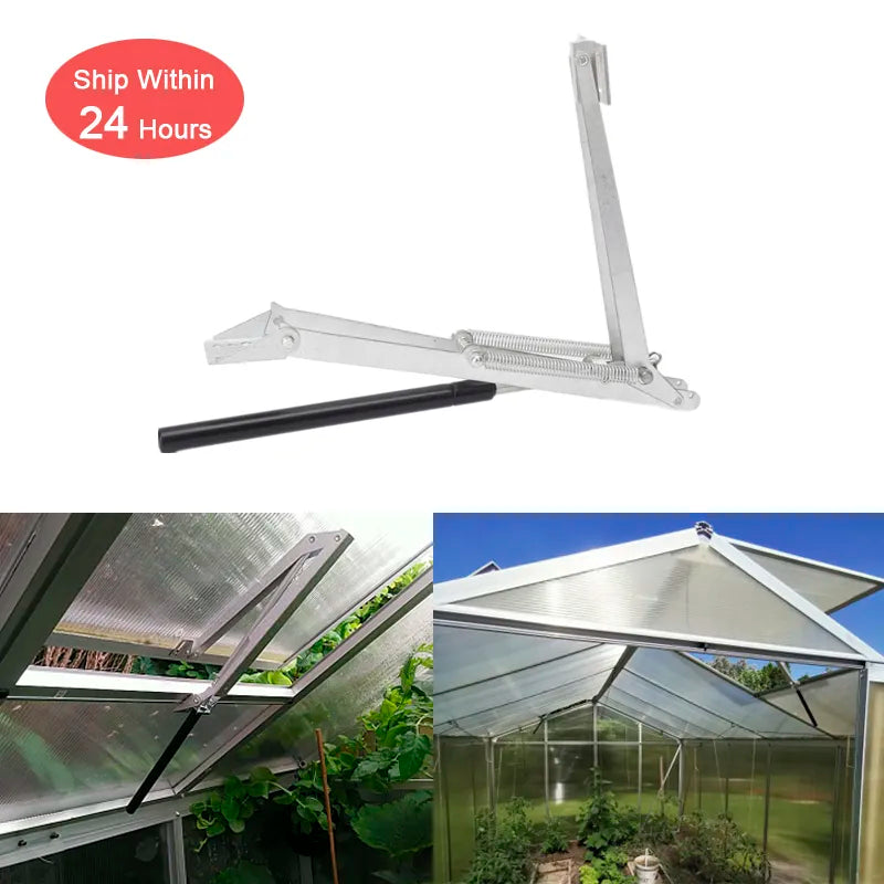 Free Shipping Greenhouse Window Opener Automatic Greenhouses Ventilation Window Openers For Garden