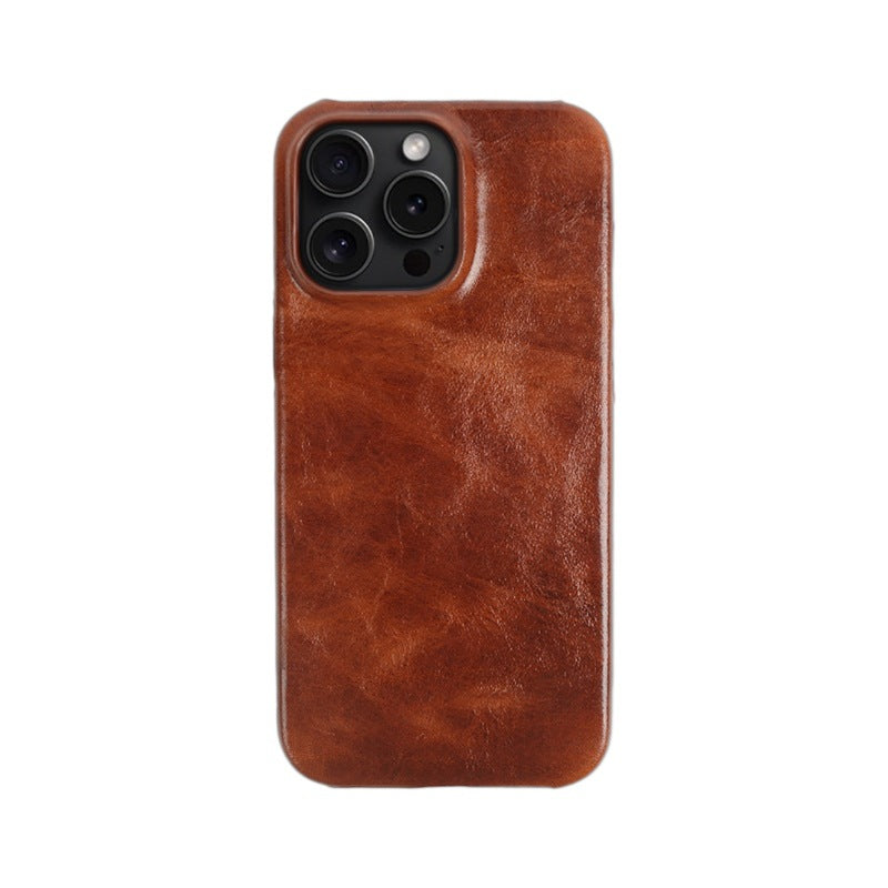 Suitable For 15Promax Phone Case High-grade Drop-resistant Leather Case