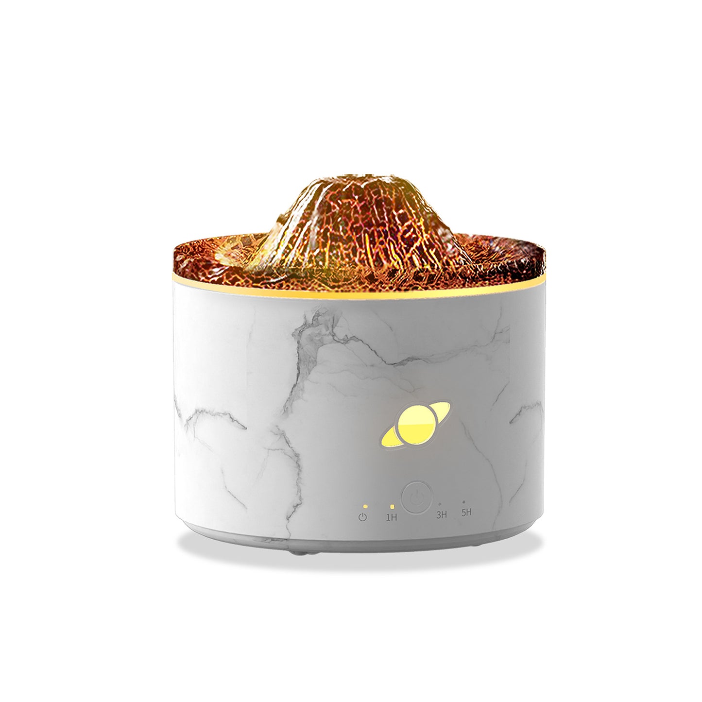 Volcanic Atmosphere Aroma Diffuser Colorful Flame Simulation