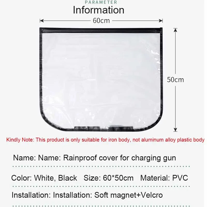 Car New Energy Charging Port Rain Cover For Cupra Born 2021-2025 Rainproof Dustproof EV Charger Guns Protect Electric Accessory