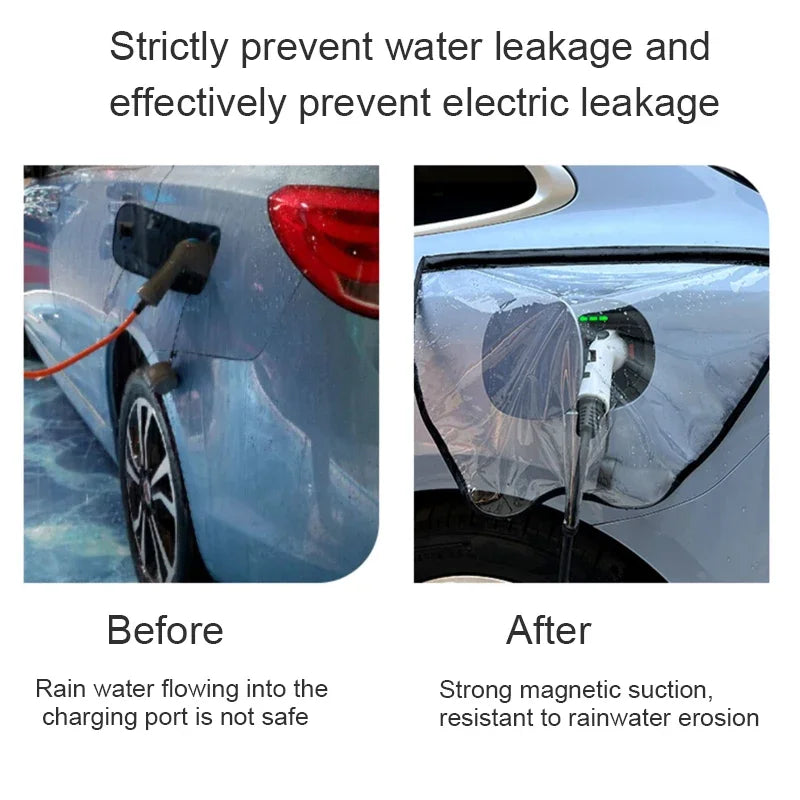 Car New Energy Charging Port Rain Cover For Cupra Born 2021-2025 Rainproof Dustproof EV Charger Guns Protect Electric Accessory