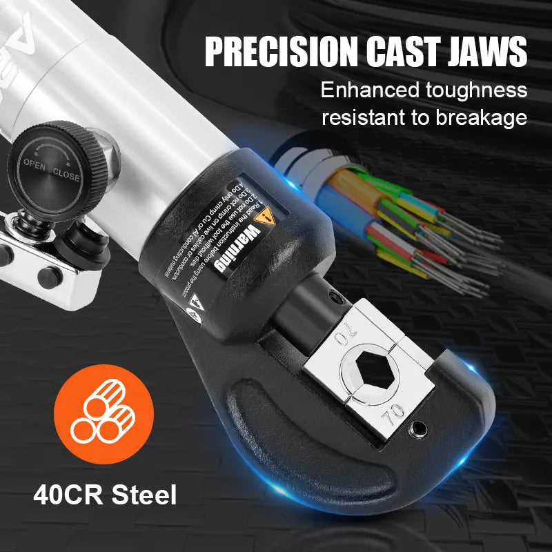Hydraulic Crimping Tool APR-70 Cable Lug Crimper Plier 4-70mm2 Compression Tool Pressure 5-6T Press Copper Aluminum Terminal