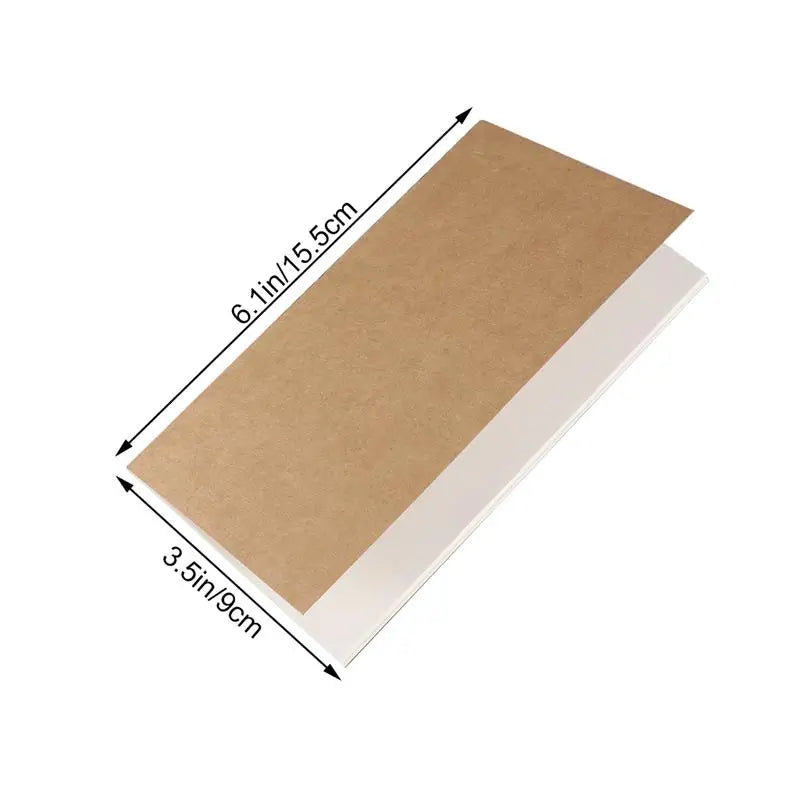 12Pcs Notebook Kraft Journal Notebooks Unlined Blank Mini Pad Notepad Diary Notebooks For Works Organizer Paper