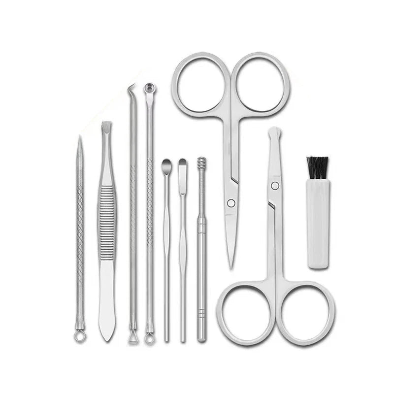 Qmake 23P Manicure Sets complete nail stretching kit manicura accesorios nail clipper Pedicure Tools All nail products manucure