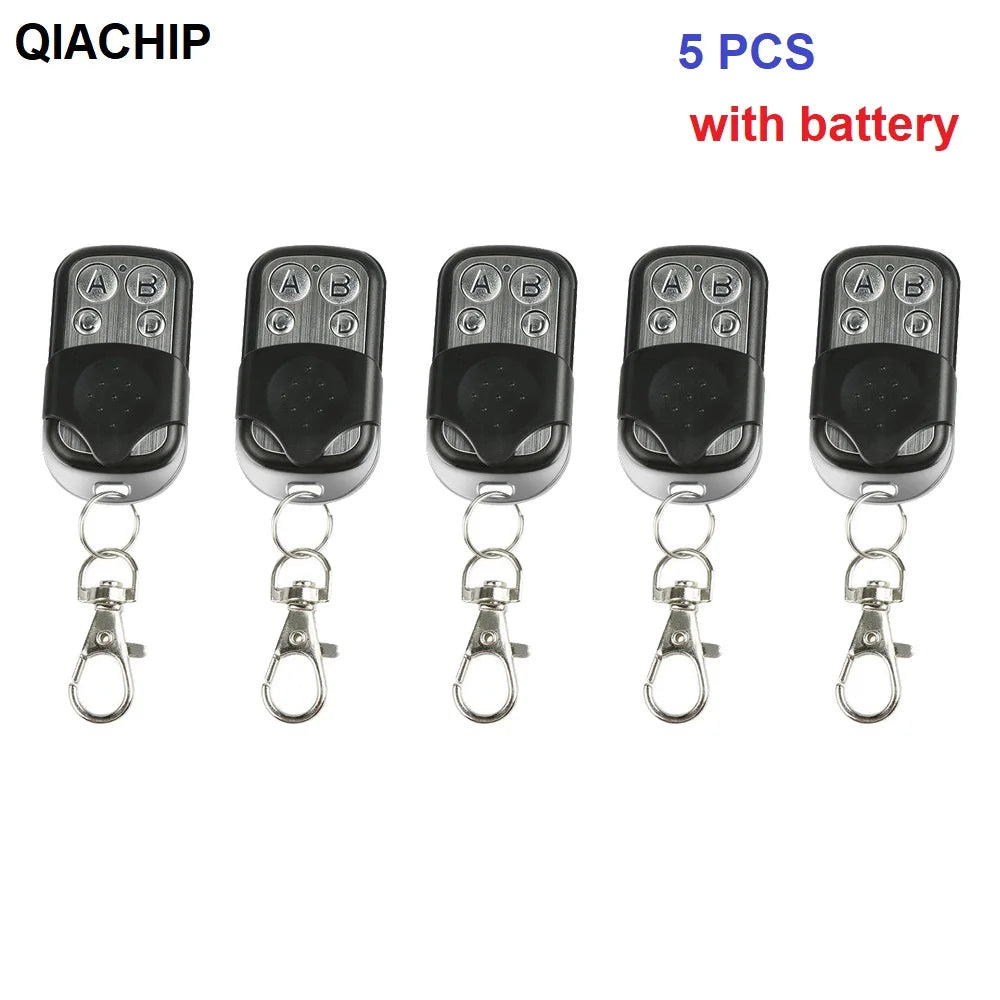 5pcs10pcs 433MHz Remote Control 4CH Car Key Garage Door Gate Opener Remote Control Duplicator Electronic Gate Control Duplicator