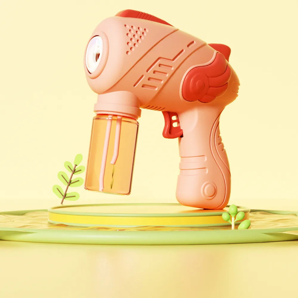 Cute Giraffe Bubble Maker Machine Cartoon Protable Outdoor Kids Bubble Machine Toys Children Toy(Not Include AA Batteries)