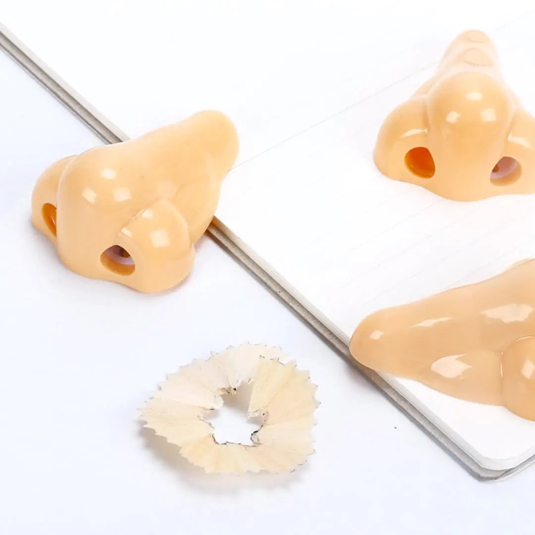 Creative Nose Pencil Sharpeners Funny Pencil Cutting Tools School Supplies Student Stationery Writing Drawing Rewards Gift