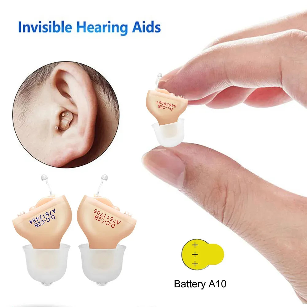Hearing Aid Digital Hearing Aids Invisible For The Elder Seniors With A10 Battery In The Ear Sound Amplifier Audífonos First Aid