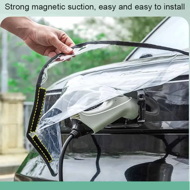 Car New Energy Charging Port Rain Cover For Cupra Born 2021-2025 Rainproof Dustproof EV Charger Guns Protect Electric Accessory