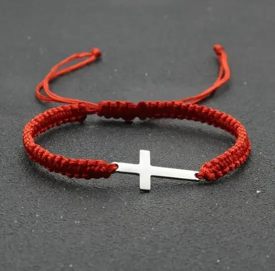 Rope Cross Bracelet