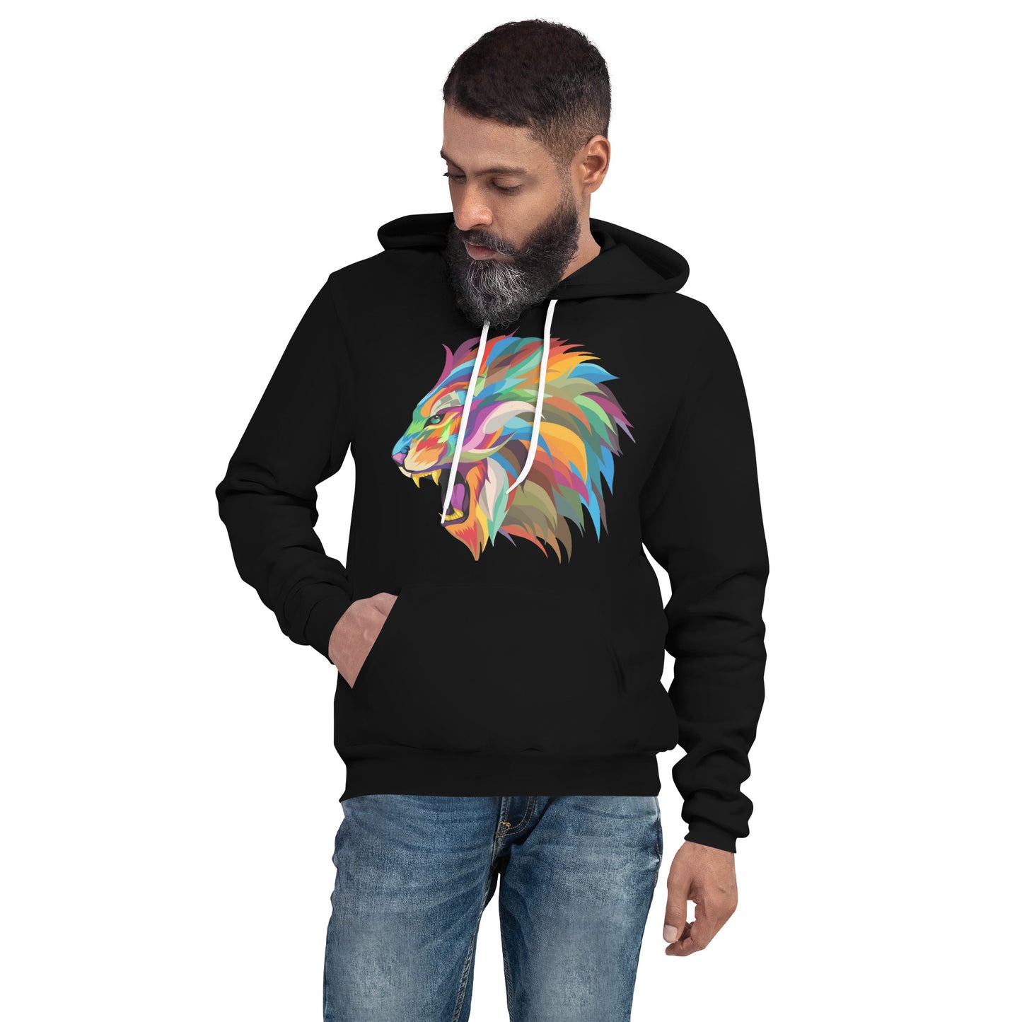 Colorful lion hoodie