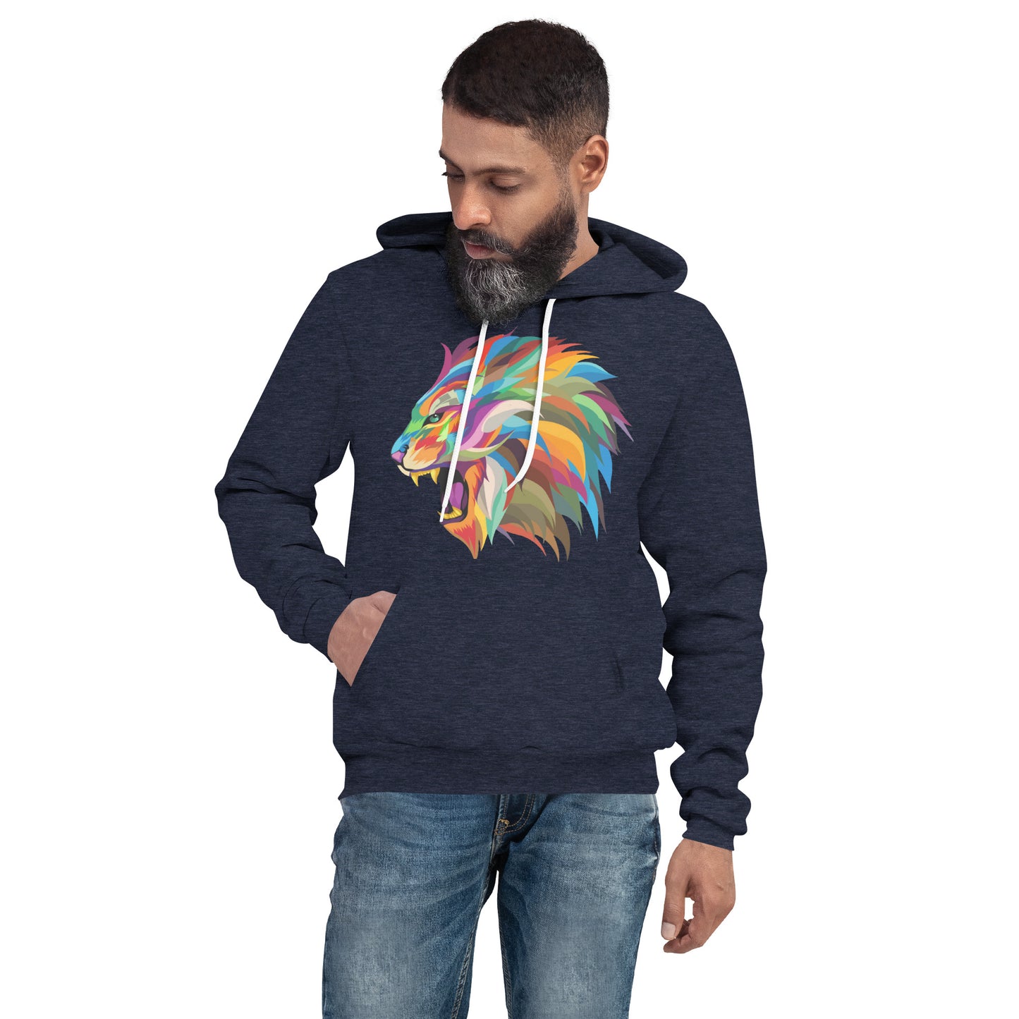 Colorful lion hoodie