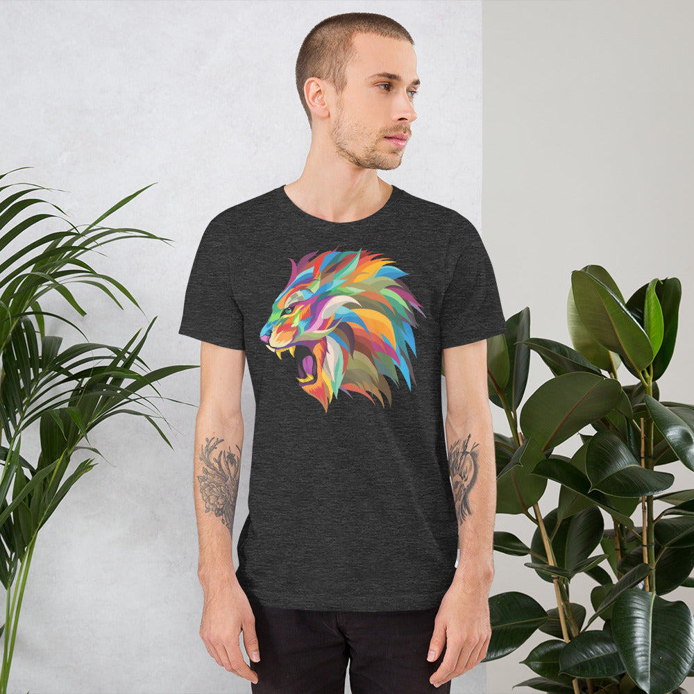 Colorful lion t-shirt