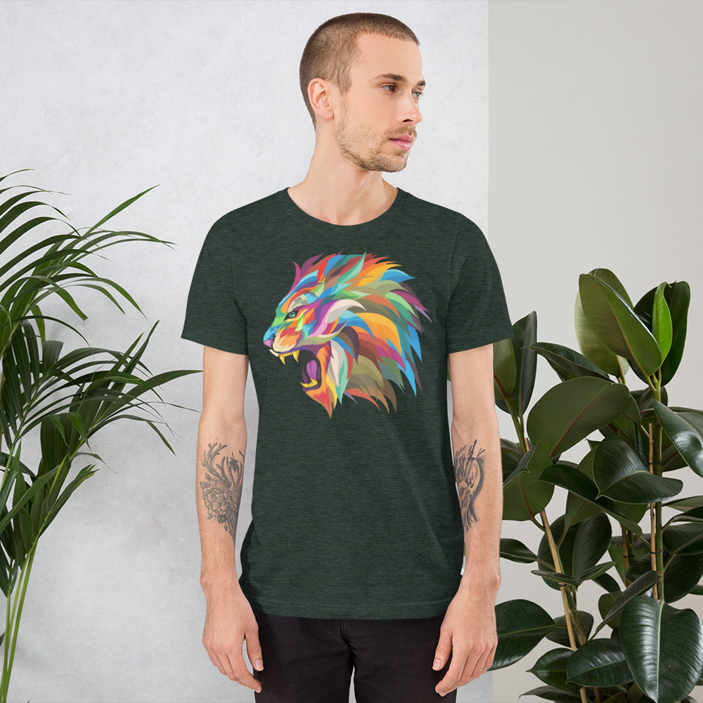 Colorful lion t-shirt