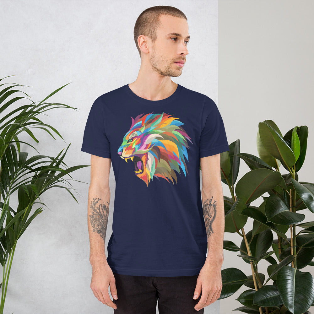 Colorful lion t-shirt