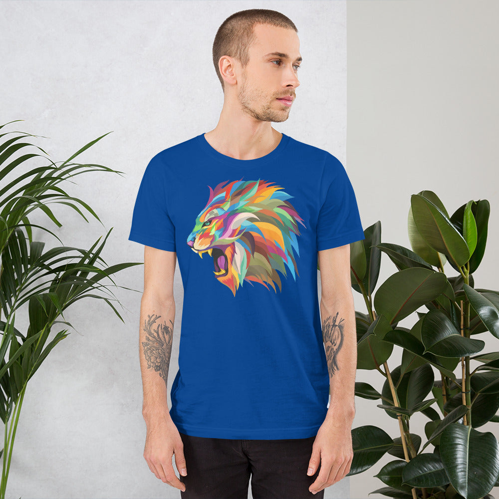 Colorful lion t-shirt