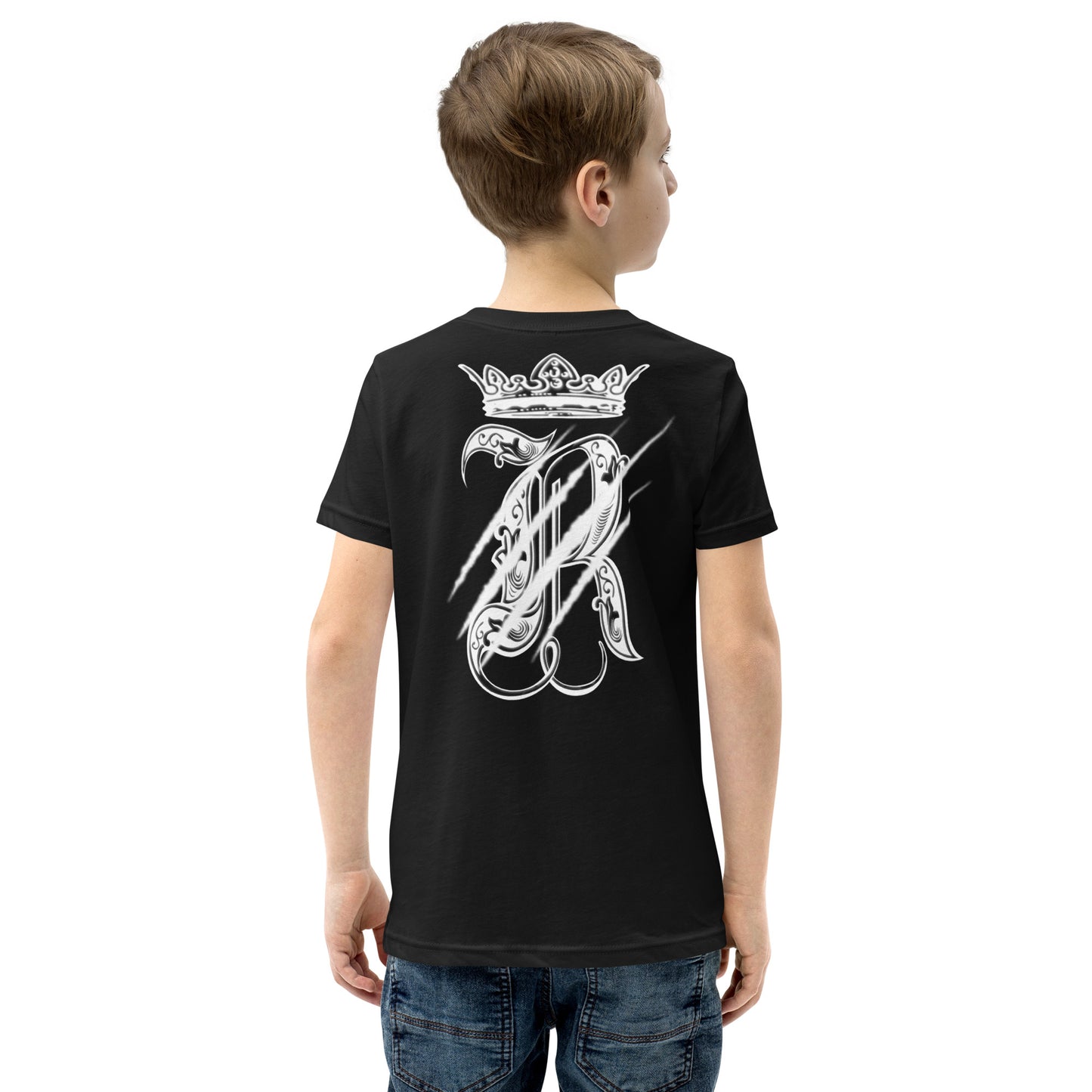 Colorful lion Youth Short Sleeve T-Shirt