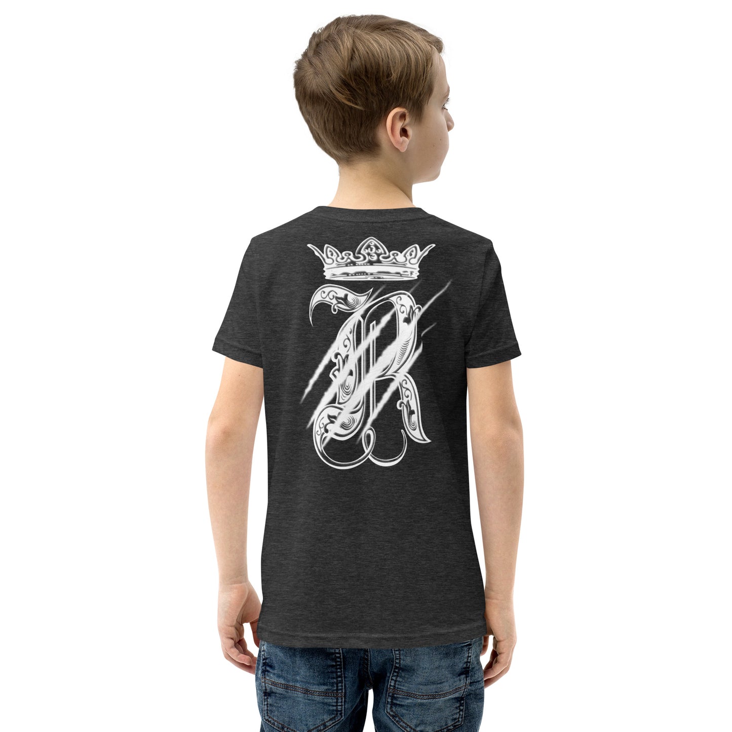 Colorful lion Youth Short Sleeve T-Shirt