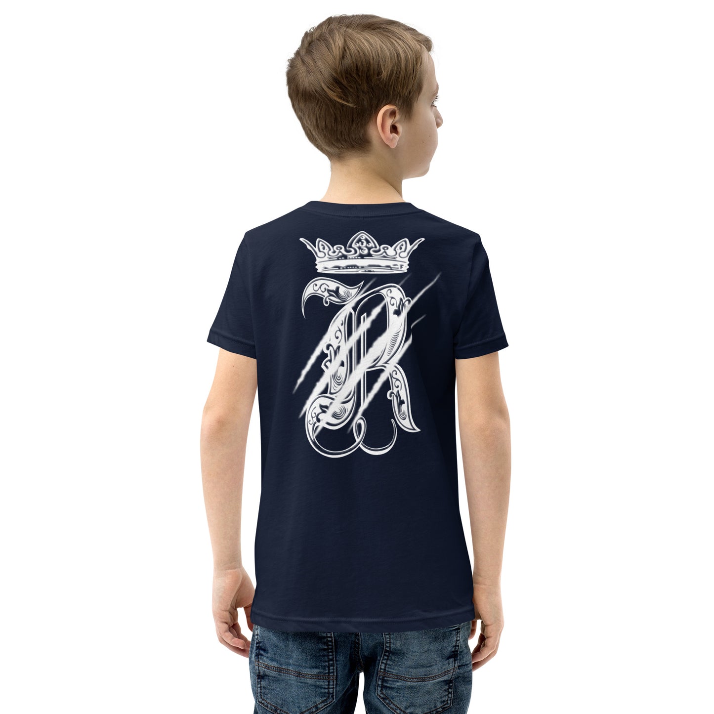 Colorful lion Youth Short Sleeve T-Shirt