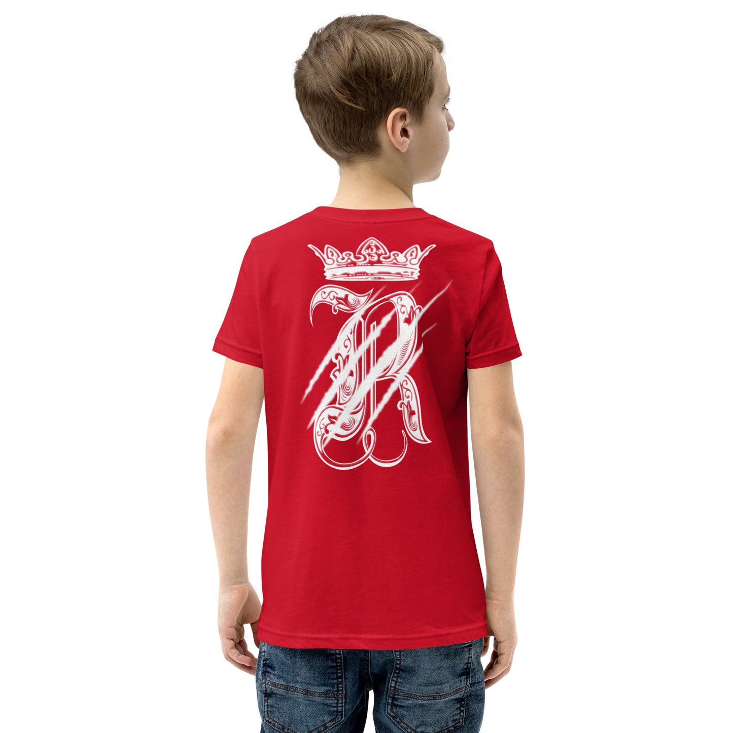 Colorful lion Youth Short Sleeve T-Shirt