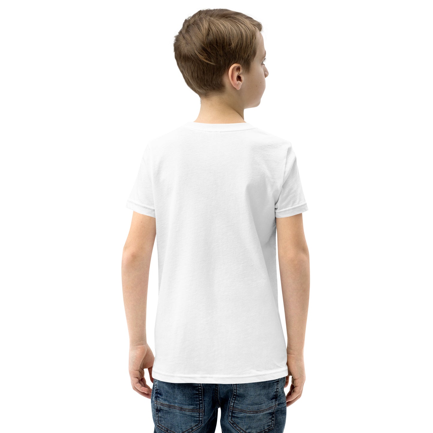 Colorful lion Youth Short Sleeve T-Shirt
