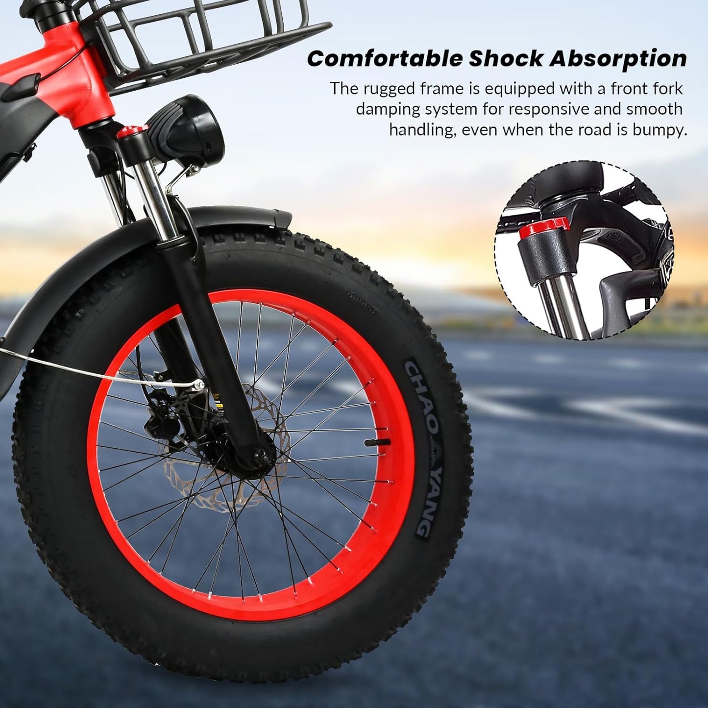 Electric Bike For Adults, Snowmobile 20 X 4 Inches Fat Tire Bike, 500W Motor Electric Bicycle, 25MPH Mountain E-Bike