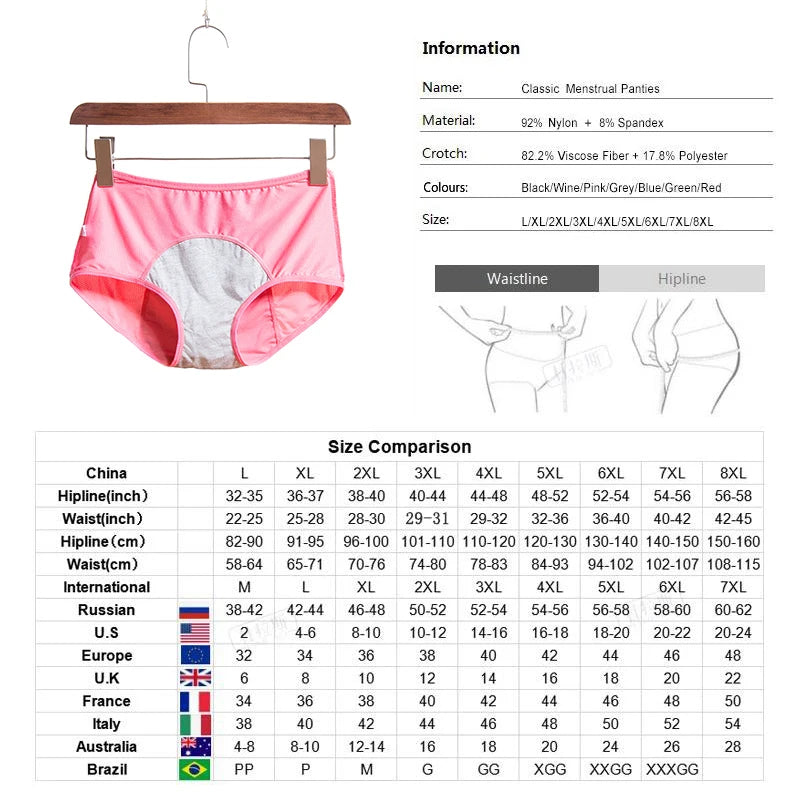 DULASI 3pcs Leak Proof Menstrual Panties Physiological Pants Women Underwear Period Comfortable Waterproof  Briefs Dropshipping