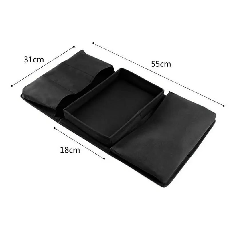 Sofa Chair Arm Rest 6 Pocket Organiser Couch Remote Control Storage Tray Holder