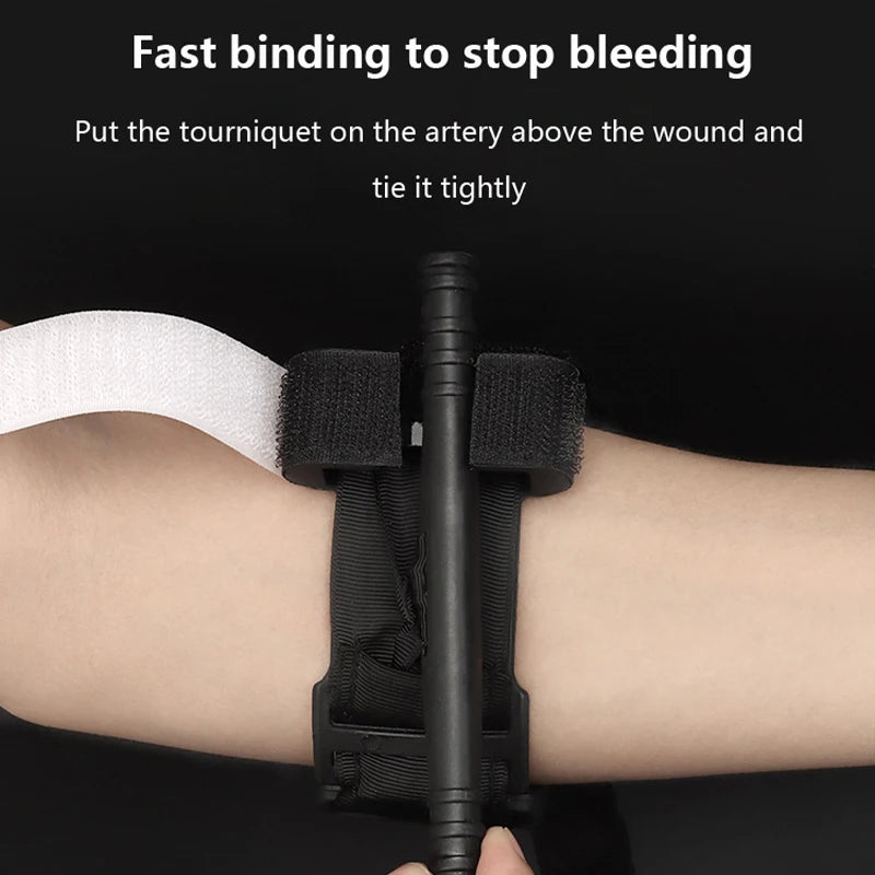 Hemostatic Bandage Binding Set, Medical Outdoor Emergency Survival, Tactical Supplies, Tactical Equipment