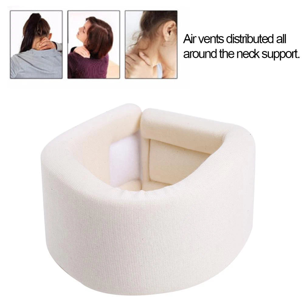 Medical Cervical Dislocation Fixation Brace Adjustable Soft Foam Neck Collar Injury Support Pain Relief Neck Posture Correction