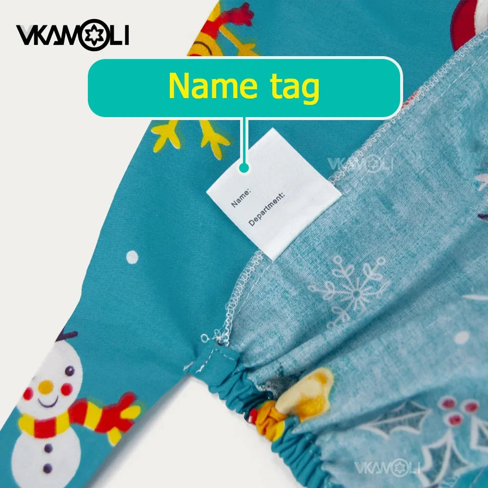 pink Printed Hats Men And Women Work Hat Scrub Cap Gorro Enfermera Quirofano Scrub Cap cotton Scrubs hat nurse accessories