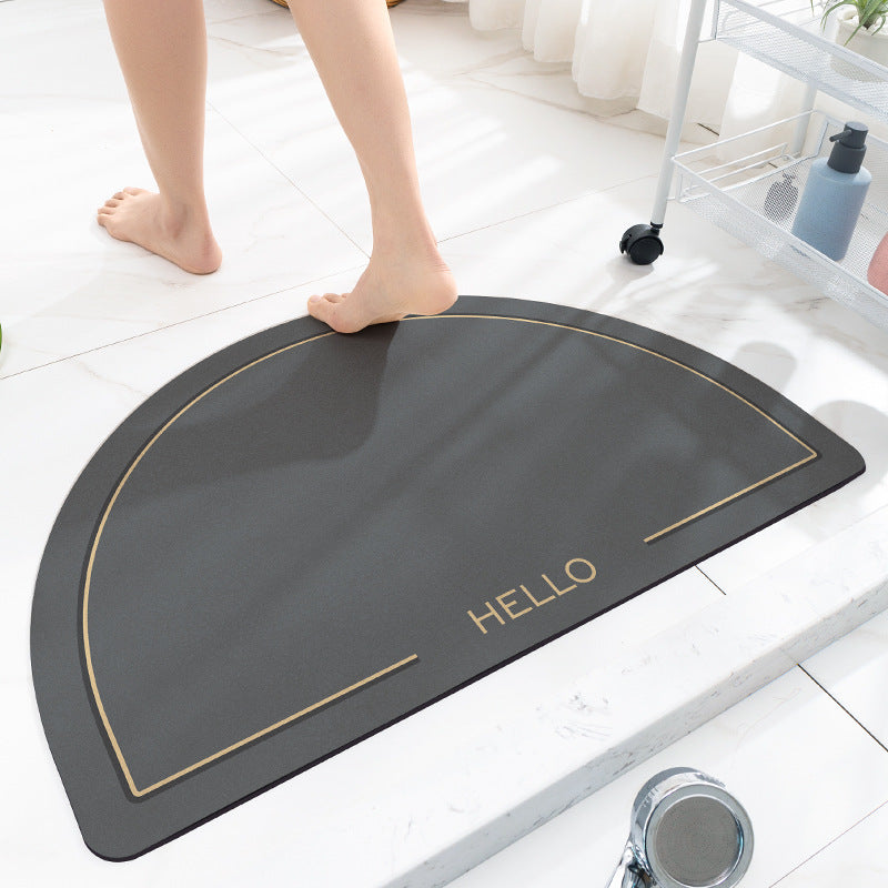 Modern Minimalist Water-absorbing Quick-drying Bathroom Non-slip Floor Mat