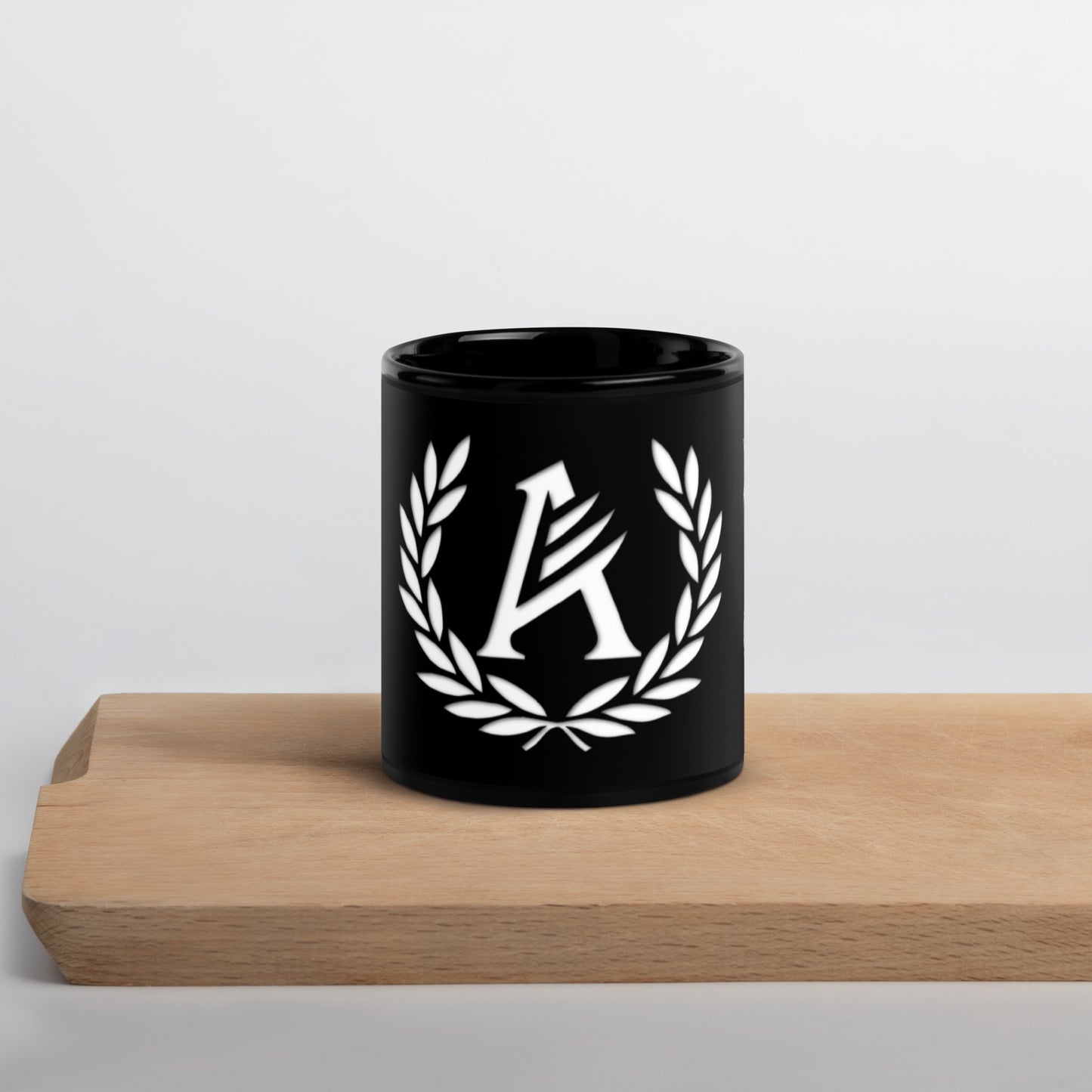 Alpha Black Glossy Mug