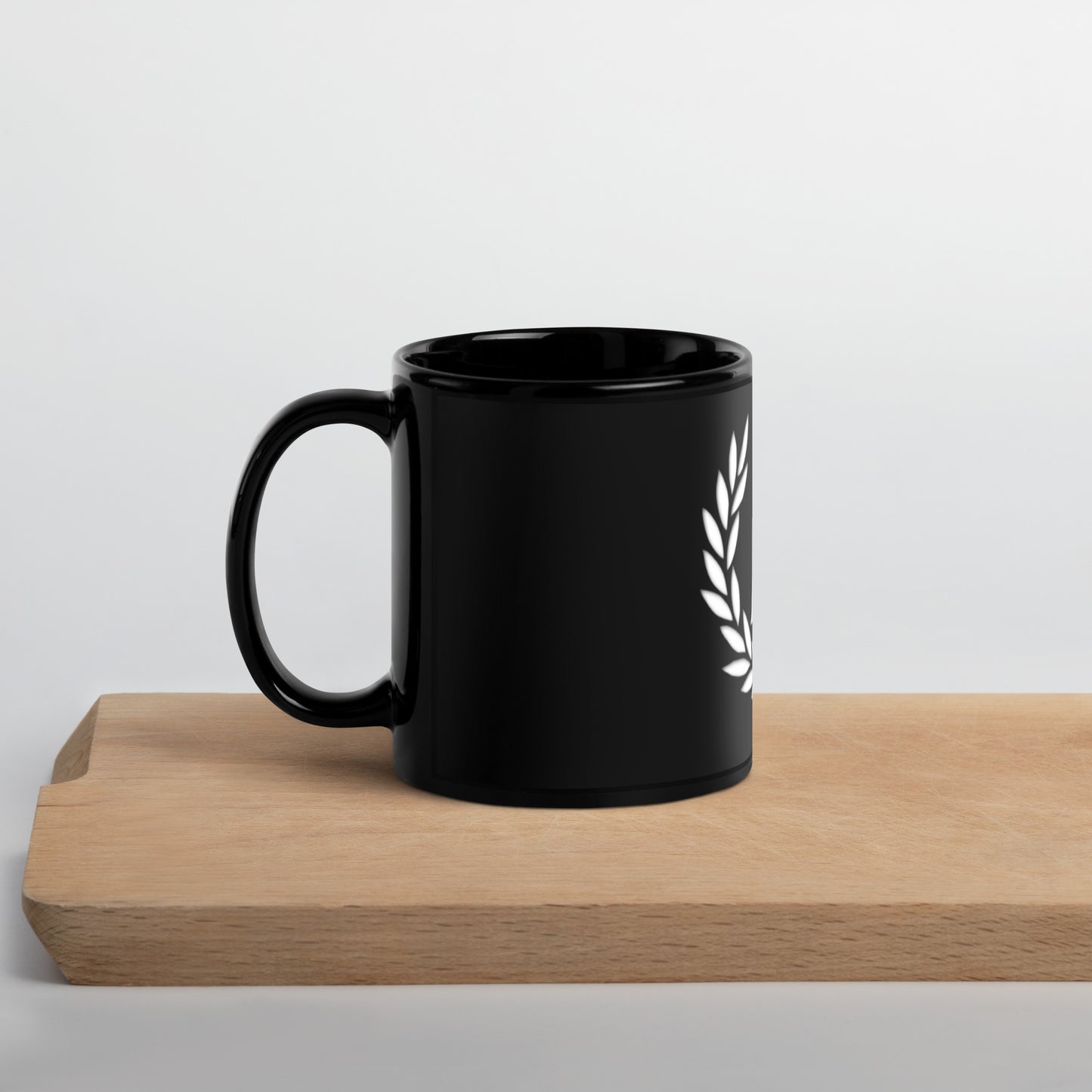 Alpha Black Glossy Mug